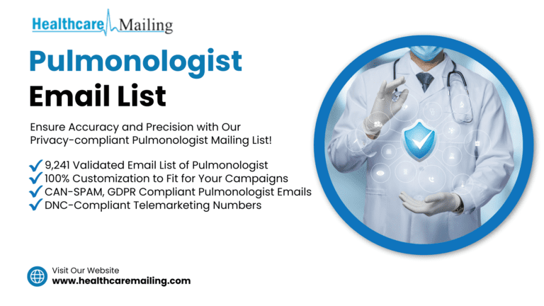 Pulmonologist Email List
