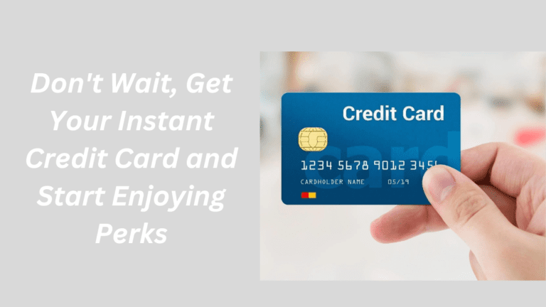 instant credit card