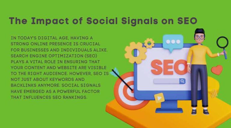 The Impact of Social Signals on SEO