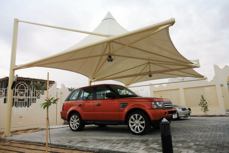 Green Solutions: Eco-Friendly Car Parking Shade Installation