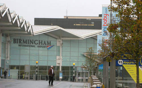 Birmingham Airport in the UK