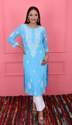 chikankari kurti